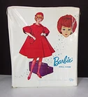Vintage 1963 Barbie Doll WHITE Vinyl Travel Storage Case Closet