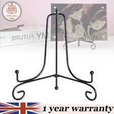 3x Plates Stand Holder For Display Iron Easel Picture Frame Photo Display Stand