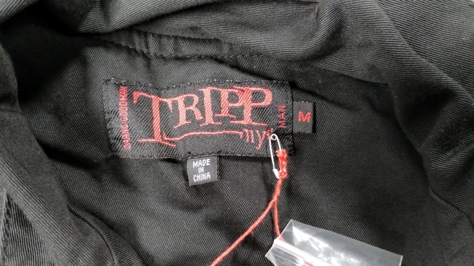 Vintage Tripp NYC Gothic Industrial Spike Blazer Jacket Punk Metal  Mens M  NEW image 6