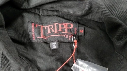 Vintage Tripp NYC Gothic Industrial Spike Blazer Jacket Punk Metal  Mens M  NEW image 6
