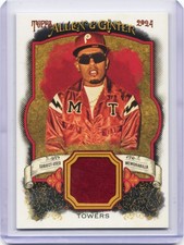 2024 Topps Allen & Ginter Myke Towers #AGR-MTO Worn Jacket Relic