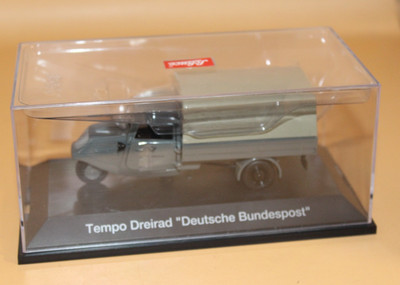 Schuco Tempo Dreirad Deutsche Bundespost in Box unbespielt 1:43