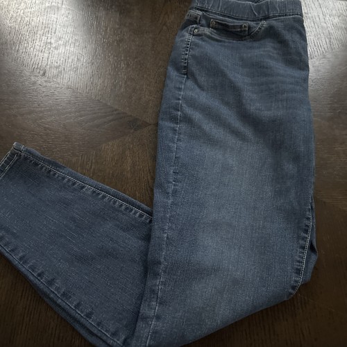 Levi’s Signature Gold Womens 14 Blue Jeans Pull On Skinny Mid Rise Medium Denim - Picture 8 of 8