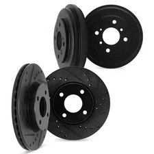 Dynamic Friction Company 8004-50000 Brake Rotors And Drums   Drilled & Slotted 