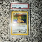 1999 POKEMON FOSSIL #4 DRAGONITE-HOLO PSA 8