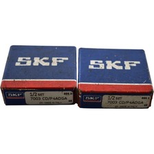 NUEVO Juego de rodamientos de contacto angular de precisión SKF 7003 CD/P4ADGA 17x35x10 mm