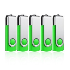 5 chiavette USB 2.0 2 GB chiavetta di memoria flashdrive memoria verde set da 5 2 GB