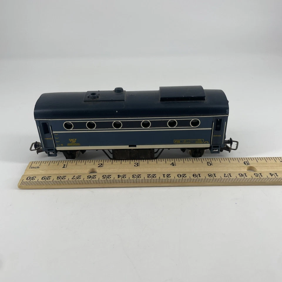 Vintage Jouef SNCF Service Carriage H0/DC France Blue Train RR - Image 2 of 4