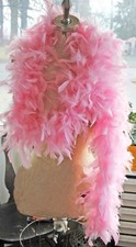 Beautiful Soft Feather Pink Boa 82 Inches Romantic Costume Wedding