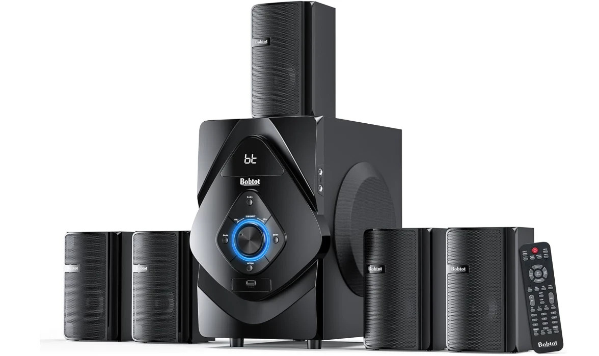 800W Wireless Surround Sound System Bluetooth HDMI ARC Optical