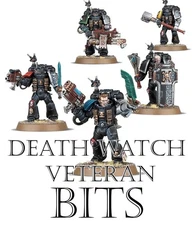 Warhammer 40k Deathwatch Veterans Bits OOP, Primed, Space Marines Games Workshop