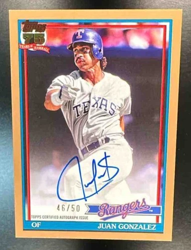 2026 Topps Series 1 Juan Gonzalez Red Foil (RAW)