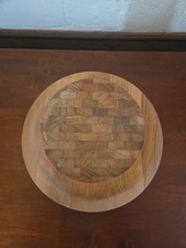 Rare Jens Quistgaard Denmark Dansk Wenge Teak Charcuterie Serving Tray 15.5"