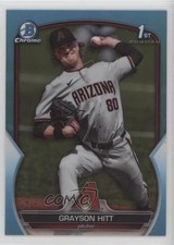 2023 Bowman Draft Chrome Sky Blue Refractor Grayson Hitt #BDC-57 6ns