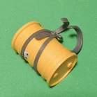 TMNT Yellow Barrel Access For Sewer Army Tube. Vintage 1989 - Barrel And Harness