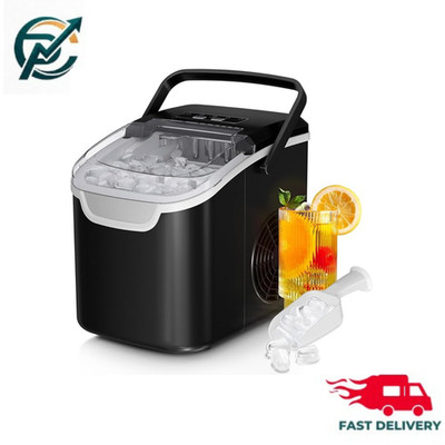 Portable Ice Maker Machine 26lb Day 2 Sizes 6 Min Ice w Basket Scoop