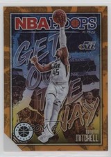 2019 Panini NBA Hoops Premium Stock Get Out the Way Orange Donovan Mitchell 0wn1