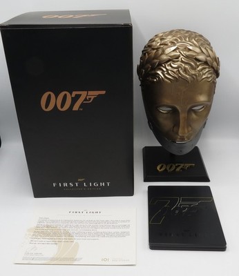 007 First Light lifesize mask, hard case with magnet, COA - disc not included