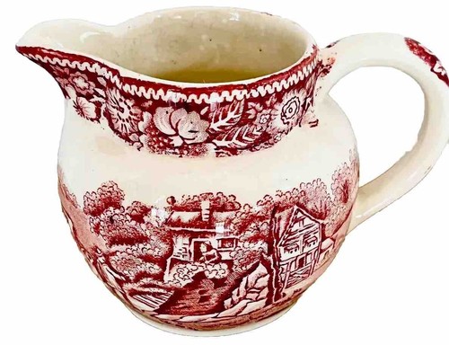 Vintage W R Midwinter ENGLAND Red Transfer Miniature Creamer/Milk jug - Picture 2 of 9