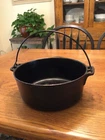 Vintage Unmarked Wagner Ware 5 Qt. Cast Iron Dutch Oven With No Lid