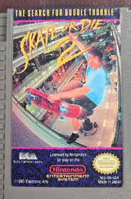 Skate or Die 2 (NES) CIB Complete in Box AUTHENTIC NINTENDO TESTED CLEAN RARE