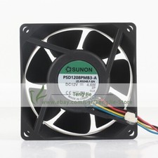 PSD1208PMB3-A DC12V 0.38A 4.6W 8038 80x80x38mm Axial 4-wire Original Cooling Fan