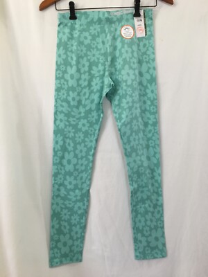 NWT Wonder Nation Leggings Girls Tough Cotton Blue Floral Flowers many sizes