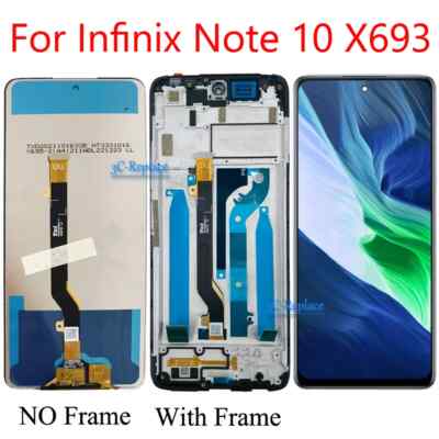 For Infinix Note 10 X693  LCD Display Touch Screen Assembly