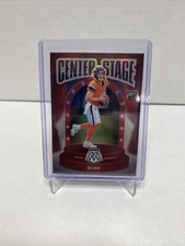 2024 Panini Mosaic #12 Bo Nix RC Center Stage Silver Prizm Rookie Denver 