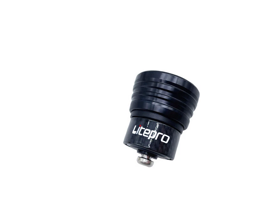 Amortiguador trasero de aleación y carbono Litepro bloque PU para bicicleta plegable Birdy 2 3 Foto 4 de 4
