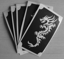 ld342 GLITTERTATTOO 10 x stencil awesome dragon glitter tattoo cool item L K 