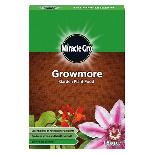 MiracleGro Growmore Garden Plant Food Granules 1.5kg Strong Healthy