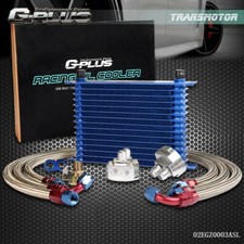 New Universal 15 Row An10 Aluminum Engine Oil Cooler Filter Relocation Kit
