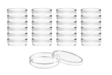 Eisco Labs Disposable Polystyrene Petri Dish with Lid, 60x15mm, Sterile - 25PK