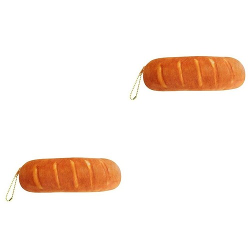 Stylish Creative Unique Bread Stationery Case Lovely Change vendu Purse