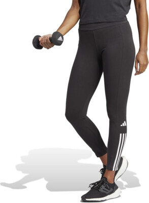 Adidas Train Cotton Performance 7/8 Leggings - Schwarz