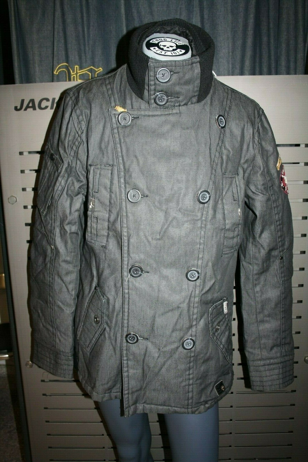 FILA Giacca uomo KHUJO CHRYS II martello invernale antracite nuova vintage taglia L doppio airone