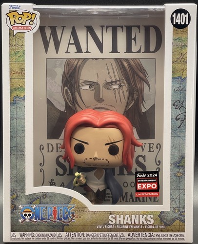 Funko Pop Shanks Wanted Poster #1401 C2E2 Limited