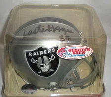 LESTER HAYES Oakland Raiders Autographed Mini Helmet including Beckett #BS20104