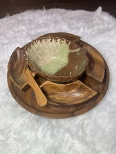 7 Piece Vintage MCM Serving Set