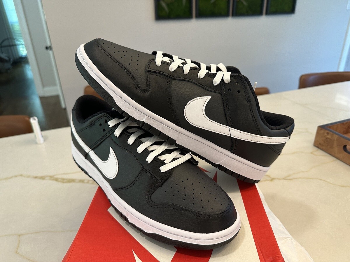 Nike Dunk Low Black White Off Noir Reverse Panda DJ6188-002 Size
