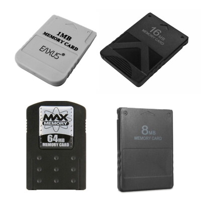 PS2 / PlayStation 2 & PS1 (PSX / PS One) Memory Card Speicherkarte Auswahl   
