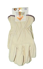 Cg Roadrunner Leather Lined Driver Gloves Large New