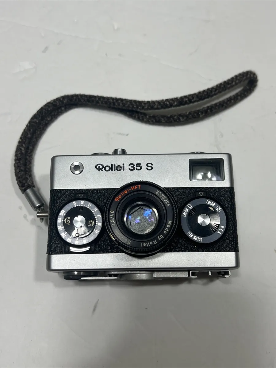 Rollei 35 S Silver 35mm Film Camera Sonnar HTF 40mm f/2.8 Singapore Tested