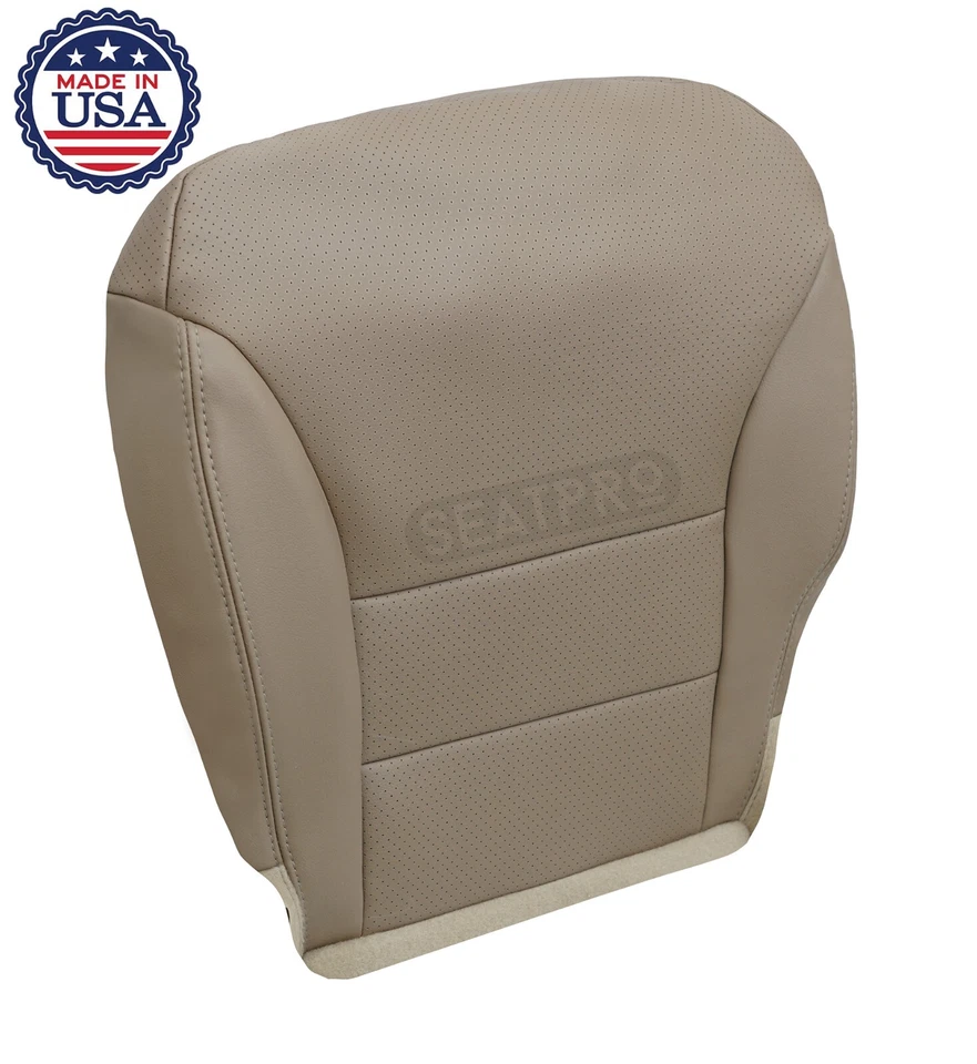 Front Bottom Replacement Seat Cover Tan Perforated Fits 2005-2007 Honda CRV SE - Bild 3 von 4
