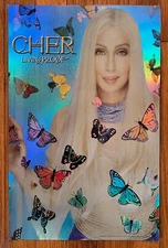 Cher - Living Proof RARE promo hologram poster '01