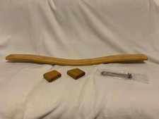 80mm wide Curved ash canoe kneeling thwart with fixings