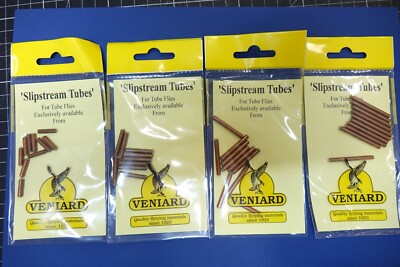 Veniard SLIPSTREAM Kunststoff gefütterte SCHWERE KUPFER - Tuben 10 St. 4 Längen