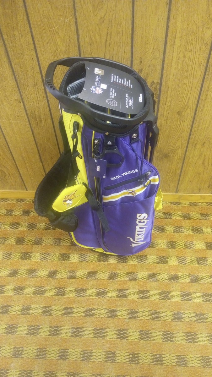Wilson Minnesota Vikings Stand Bag | eBay Wilson Minnesota Vikings Stand Bag | eBay