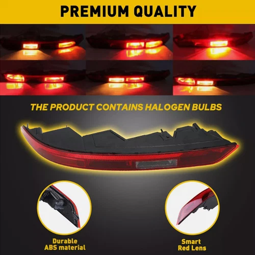 For Audi Q5 2018-2023 Lower Tail Stop Lamp Left Driver Side Rear Bumper Light LH - Picture 4 of 17